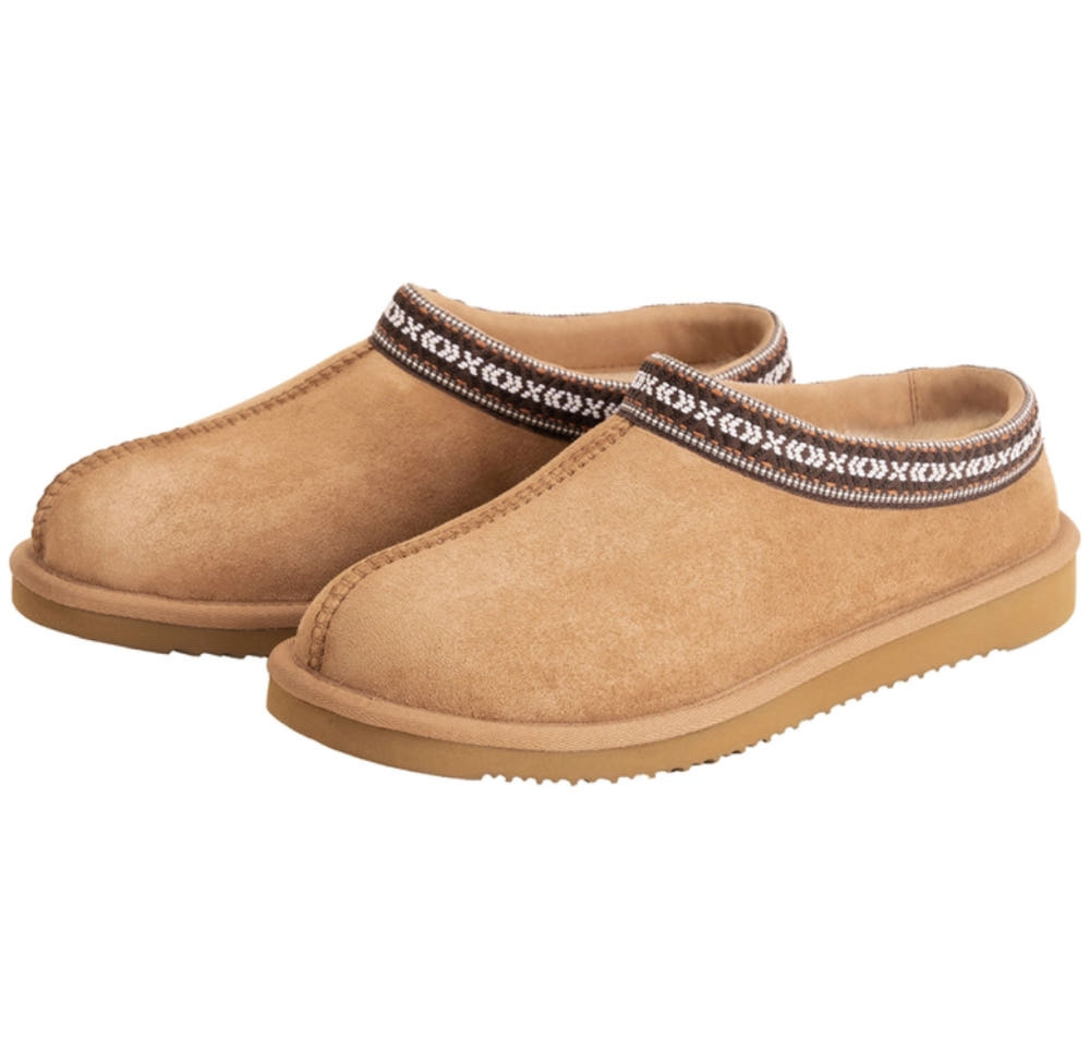 코스트코 커클랜드 시그니춰 성인 양털 슬리퍼 - 탄 타스만st