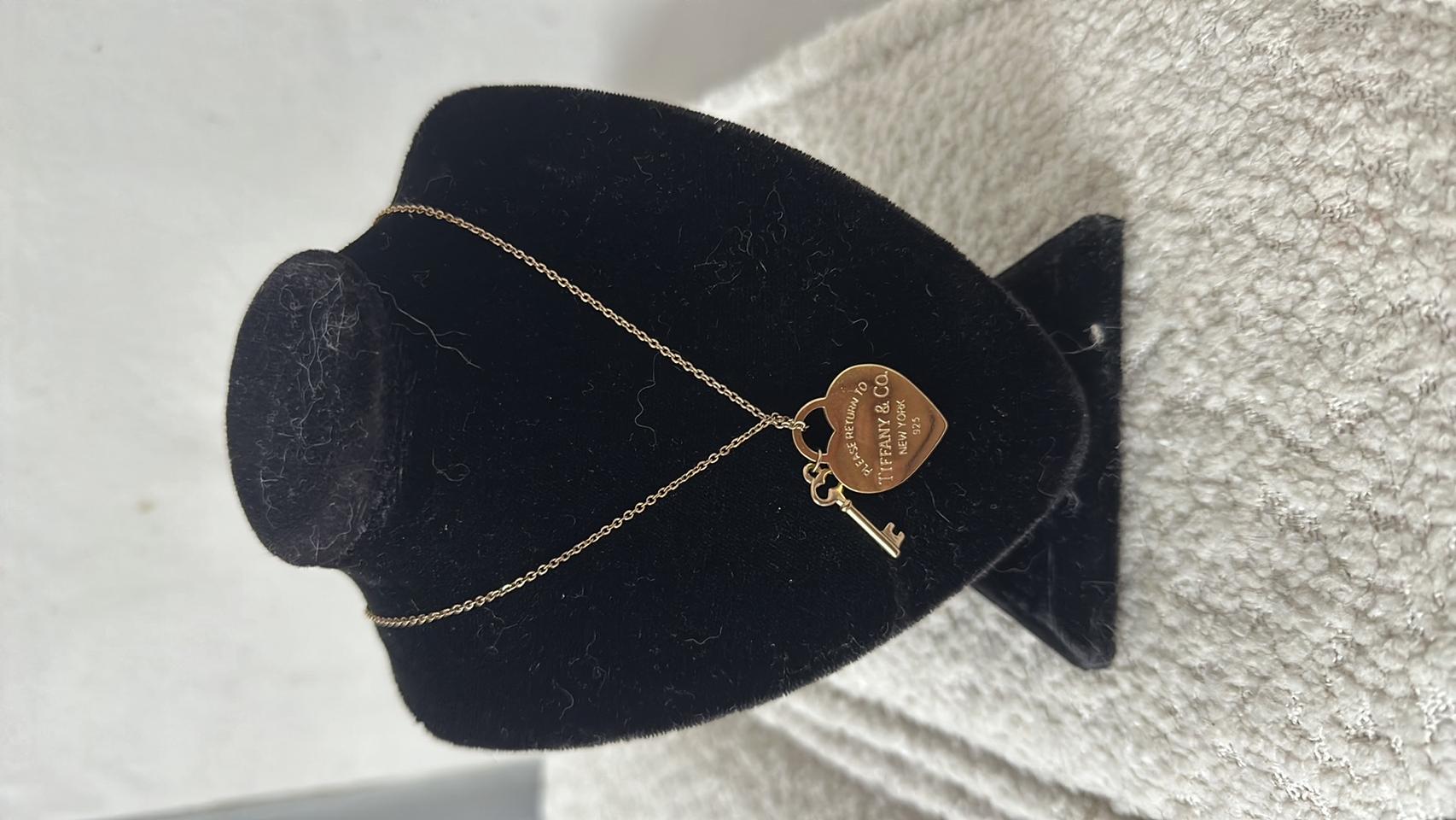 (단독구매불가)티파니앤코 로즈골드 목걸이