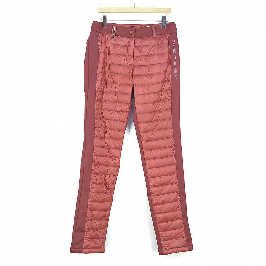 제이디엑스 여성 기모 스키니 덕다운패딩팬츠 레드64 (HU41783)