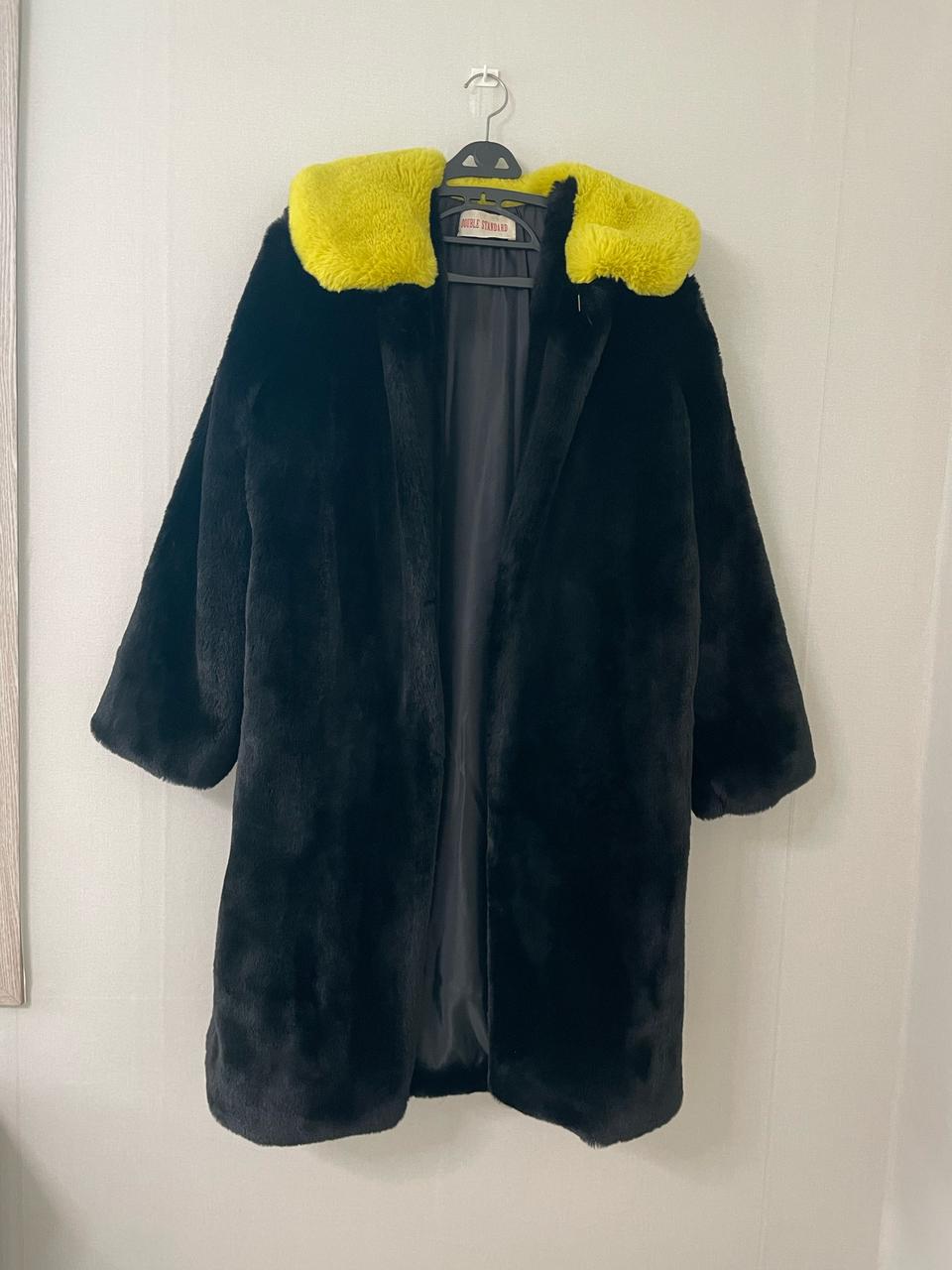 페이크퍼 롱코트