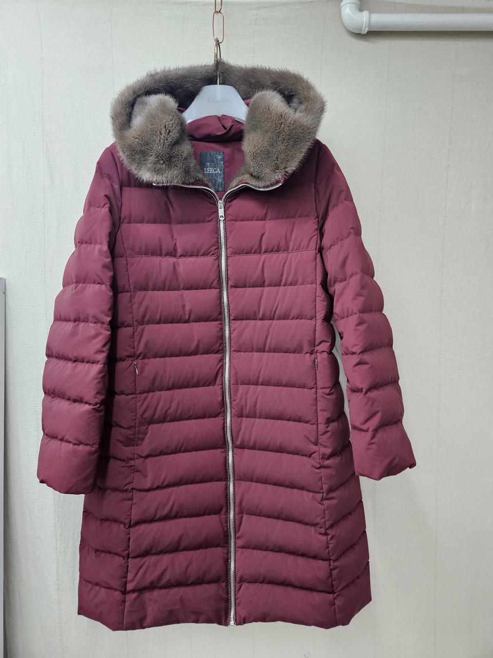 리가 코펜하겐 밍크 구스다운롱패딩 90