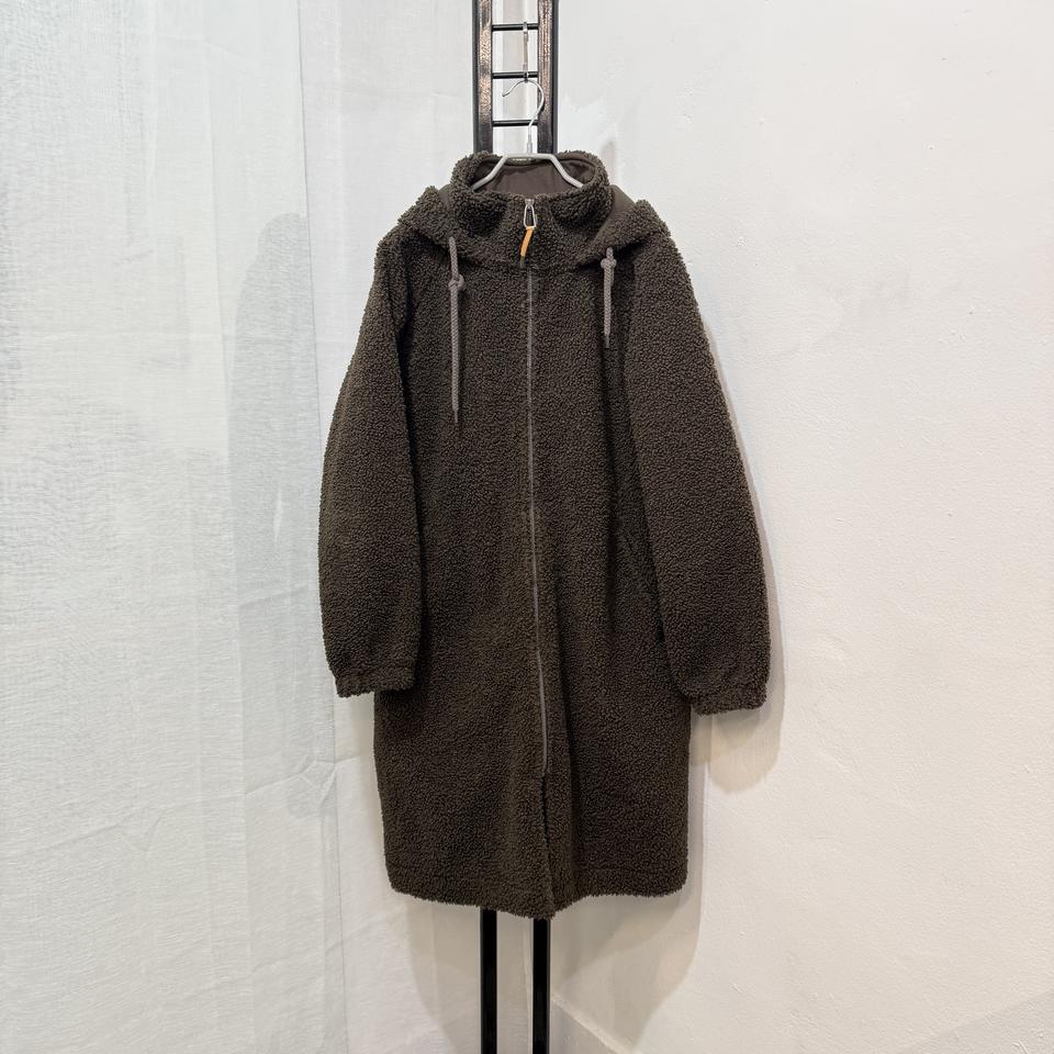 (2)안다르 브라운 뽀글이 플리스롱점퍼 자켓 코트 3958