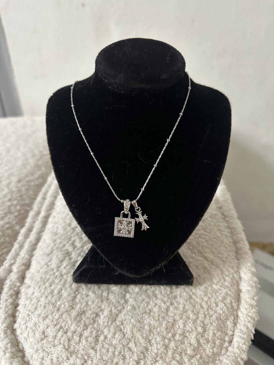 크롬하츠 투팬던트 목걸이