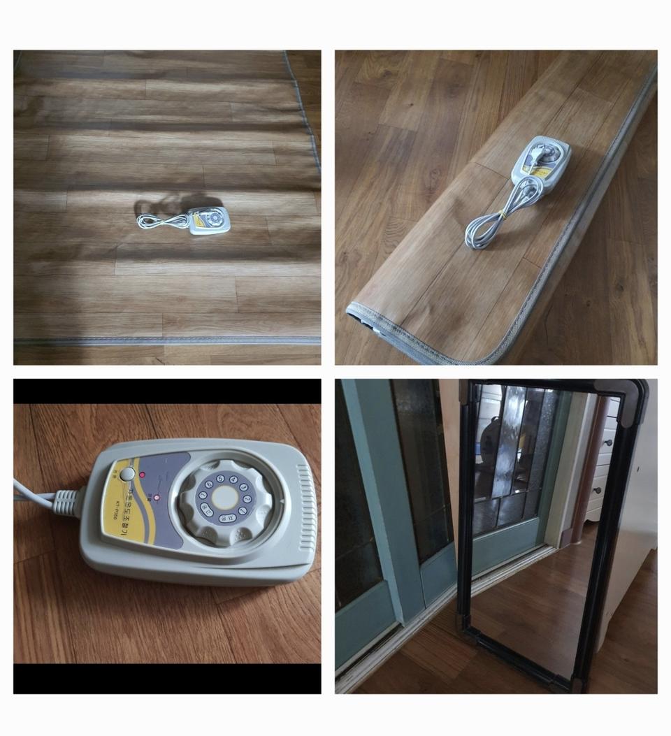 전기장판형 전기매트 저렴히 3만5천 그외 벽거울은 쓰신다면 덤