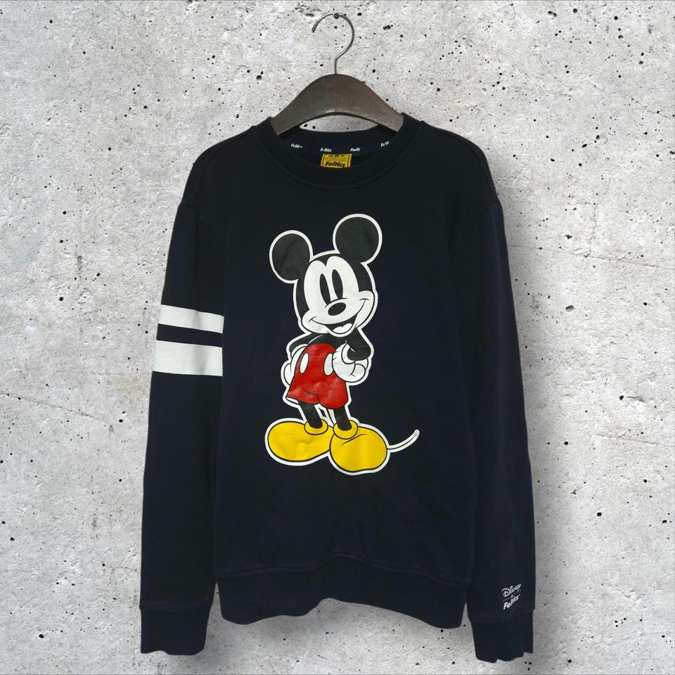 펠틱스 X 미키마우스 기모 맨투맨 네이비 (95/M)
