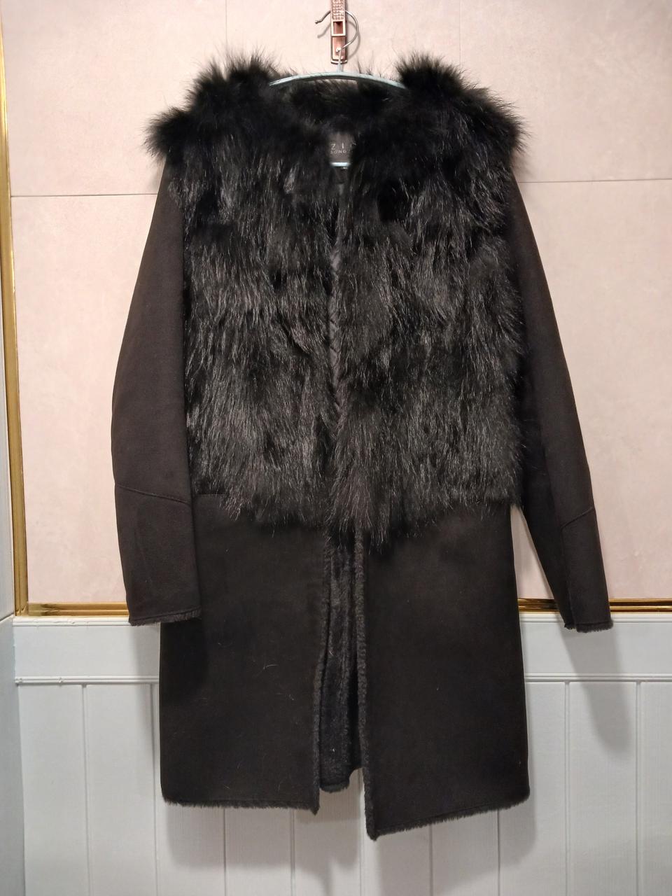 지오송지오 정품 여성 오픈형 퍼 코트 85-91-160 (구 55)사이즈