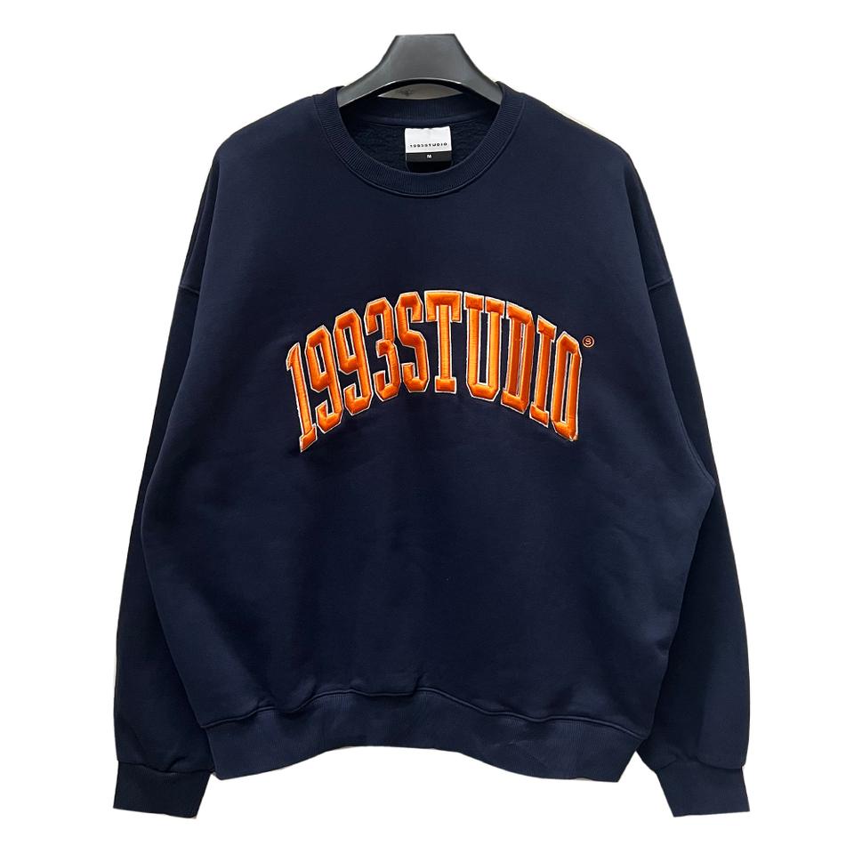 1993스튜디오 아치 로고 오버핏 맨투맨 L