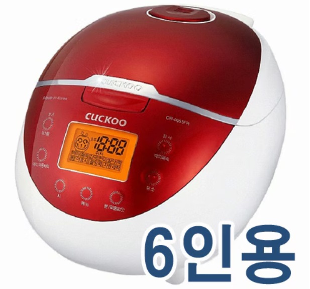 (쿠쿠) 6인용 전기보온밥솥 580W 자동세척 4중안전 쾌속취사