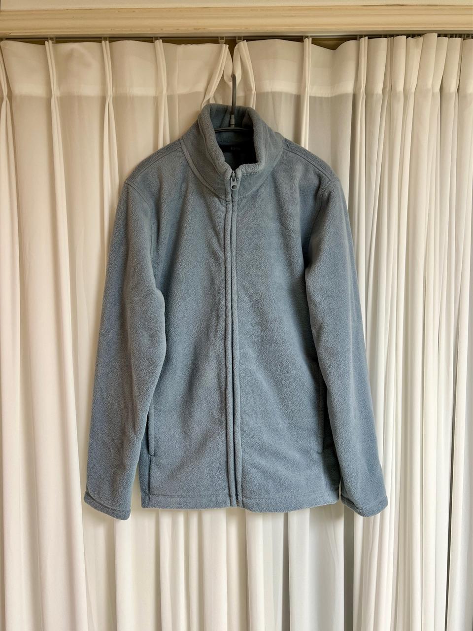 탑텐 하늘색 플리스 집업 90사이즈