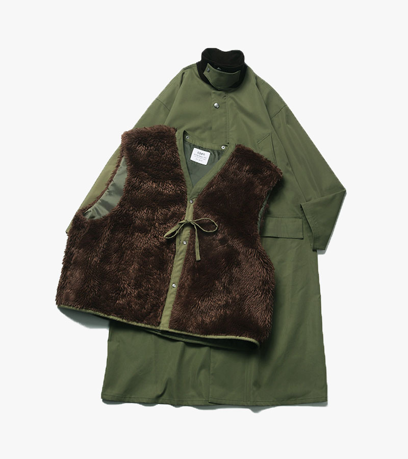 코엔 멀티웨이 밀리터리 코트