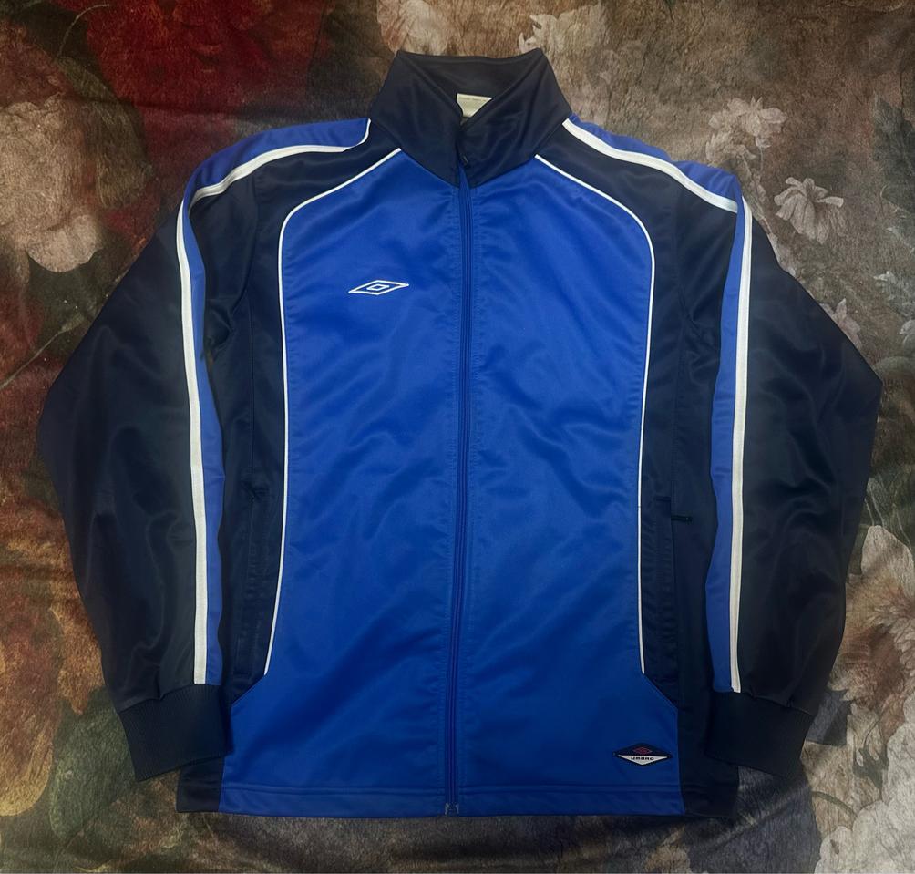 엄브로 빈티지 올드스쿨 블루트랙탑져지 100 나이키 아디다스 트랙탑 자켓