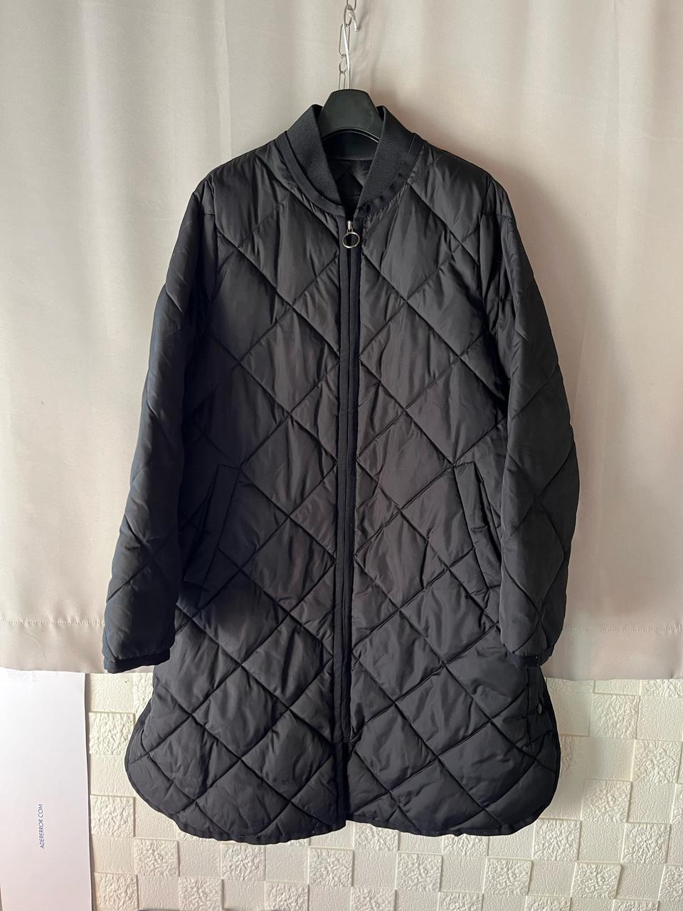 데무 퀼팅 롱패딩