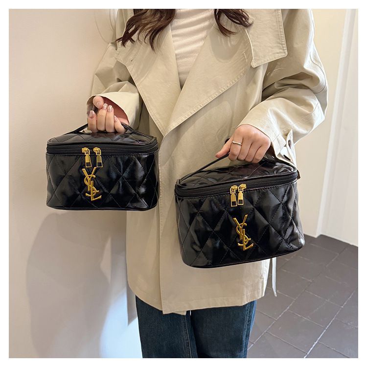 생로랑 블랙 파우치 대+소