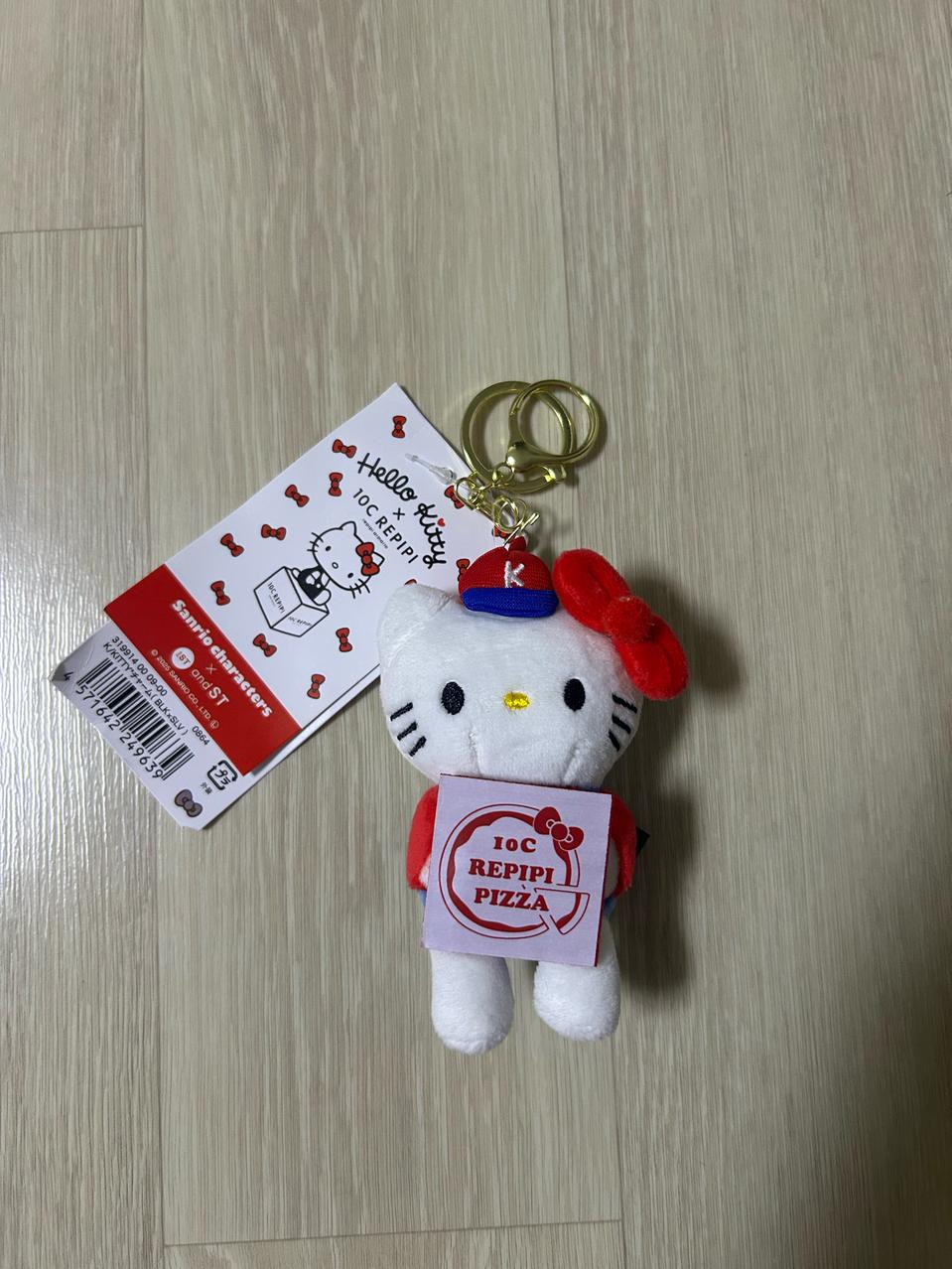 (새상품) REPIPI 산리오 피자 키티 인형 키링