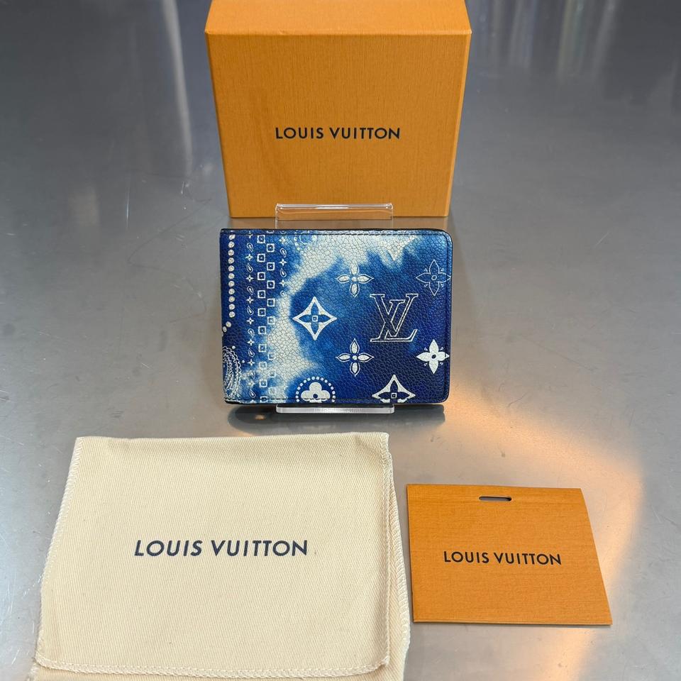 [리오브전포점] 루이비통 반다나 모노그램 블루 반지갑