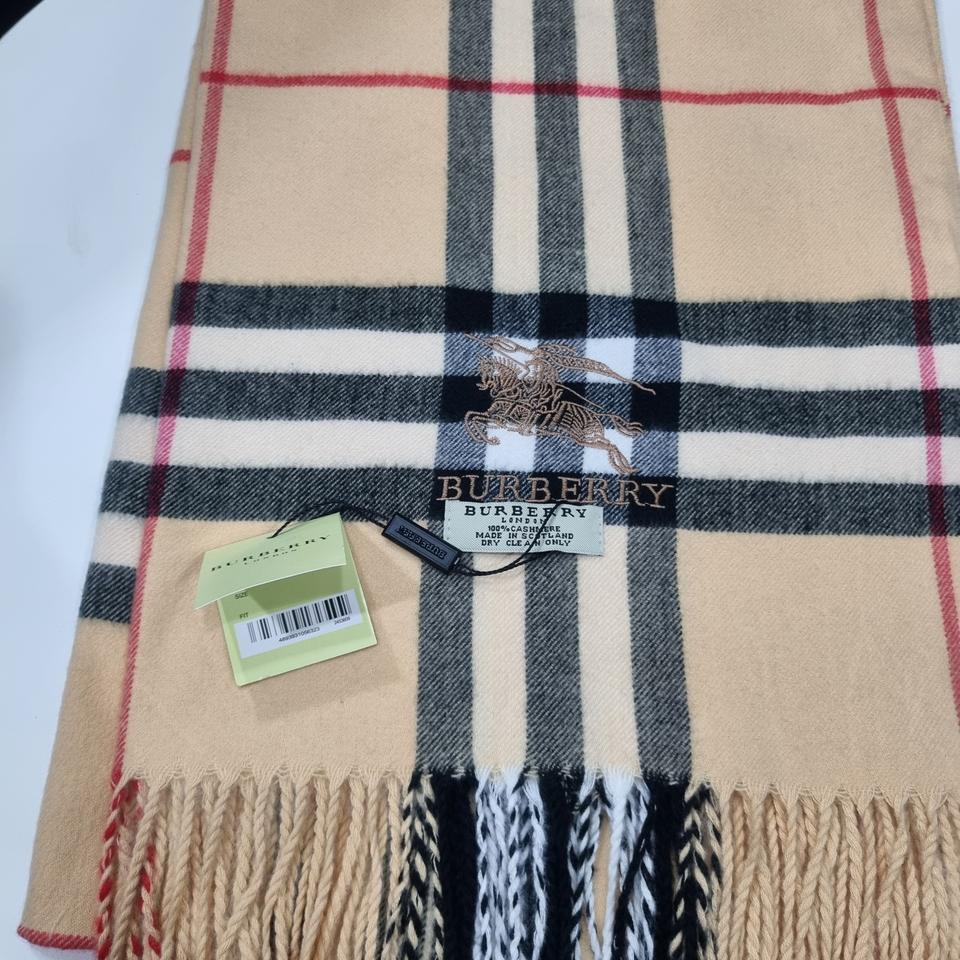 새상품 버버리 캐시미어 숄 머플러