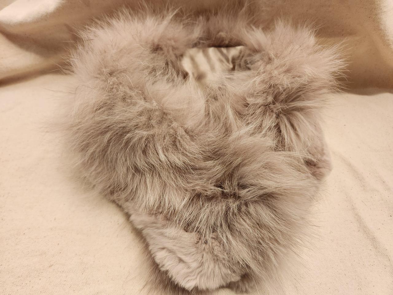 Paul Museum 여우털*토끼털 워머