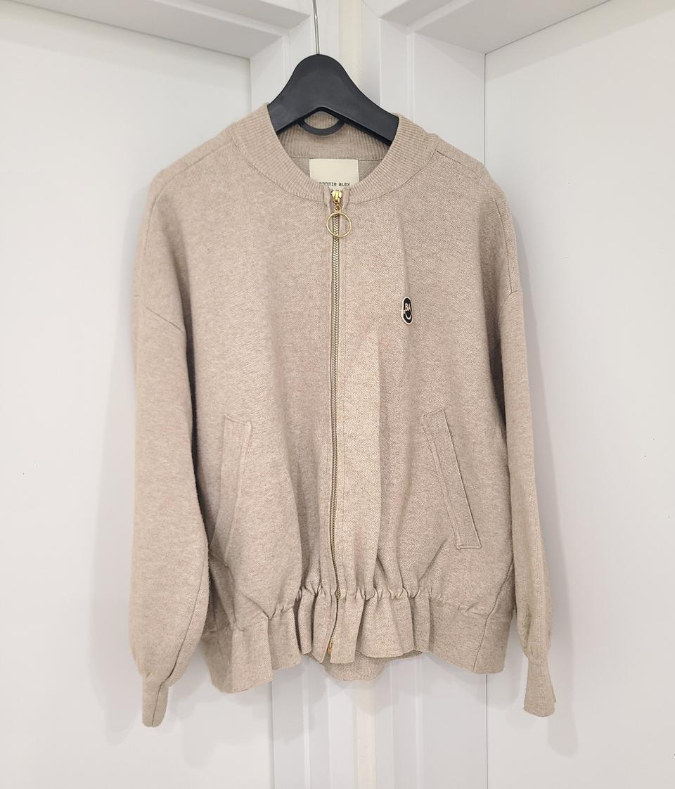 보니알렉스 베이지 니트집업