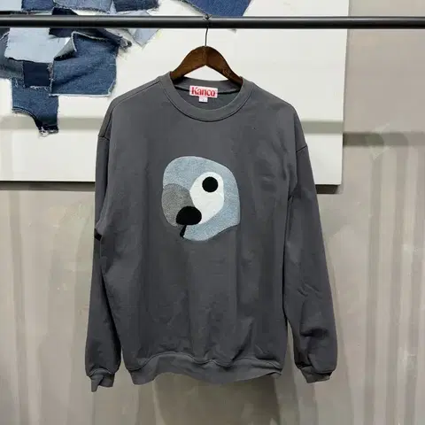 (105) 칸코 스트릿 캐주얼 빅로고 맨투맨 긴팔 티