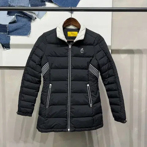 (90) 루이까스텔 여성 골프 구스다운 오리털 하프 패딩