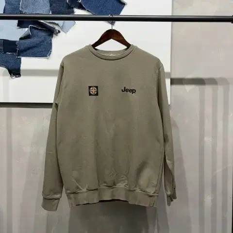 (95) 지프 캐주얼 아웃도어 루즈핏 맨투맨 긴팔 티