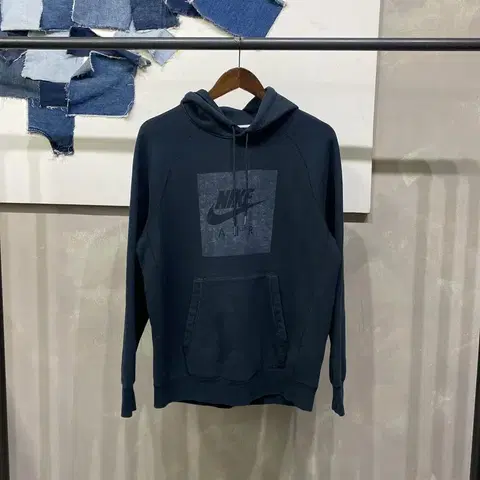 (100) 나이키AIR 스트릿 프린팅 기모 후드티