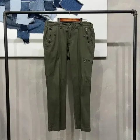 (34인치) 제너럴아이디어 캐주얼 코튼 팬츠 바지