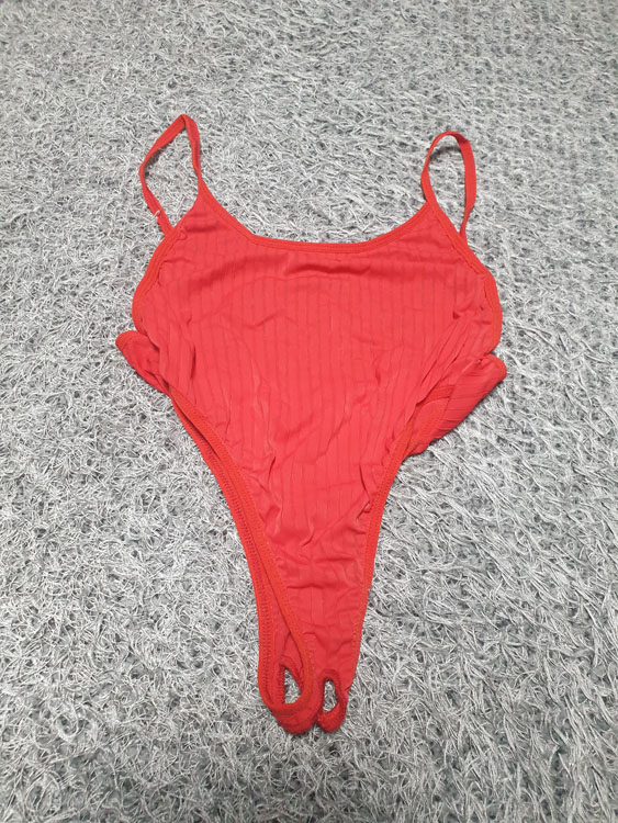 모노키니 이벤트 바디수트 코스튬 Free/Red (착샷O)