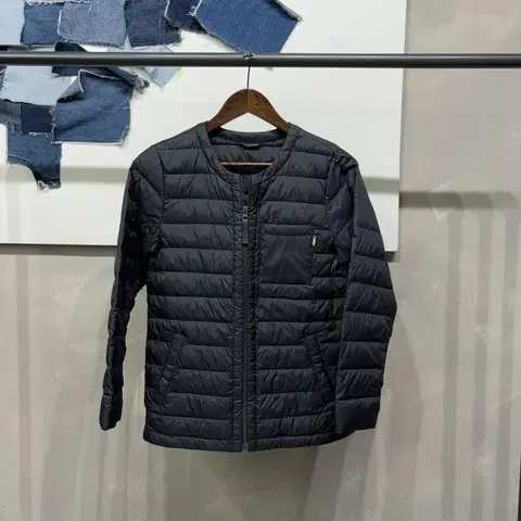 (90) 내셔널지오그래픽 여성 등산 구스다운 거위털 경량패딩