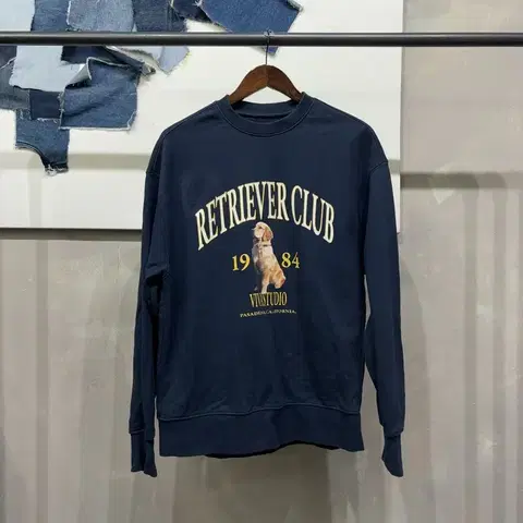 (100) 비바스튜디오 스트릿 캐주얼 빅프린팅 맨투맨 긴팔 티