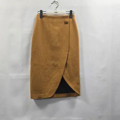 1136 핸드메이드 랩스타일 트위드 H라인 스커트 1사이즈 (55)