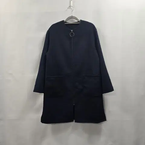 1734 보니스팍스 울 코트 6(88-94-165) / 심플 라운드넥 롱