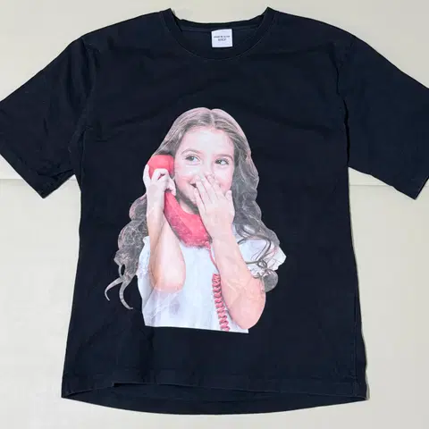 아메크드라비 프린팅 반팔티 1사이즈