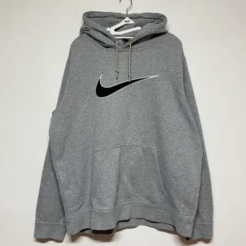 나이키 그레이 기모 후드집업 XL