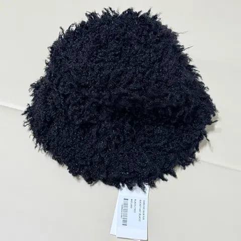 13MONTH 블랙 퍼 버킷햇(새상품)