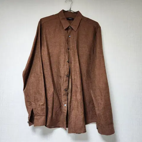 띠어리 브라운 셔츠 남방 M