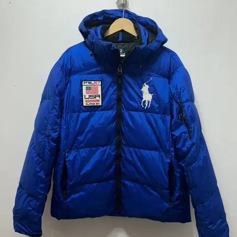 폴로 랄프로렌 블루 패딩 점퍼 105사이즈