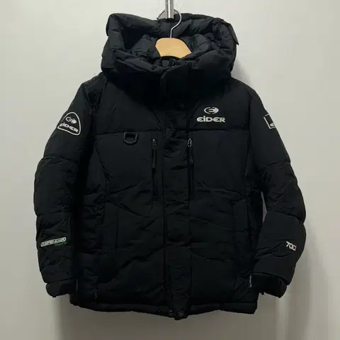 아이더 블랙 700 필파워 다운 패딩 키즈 120사이즈