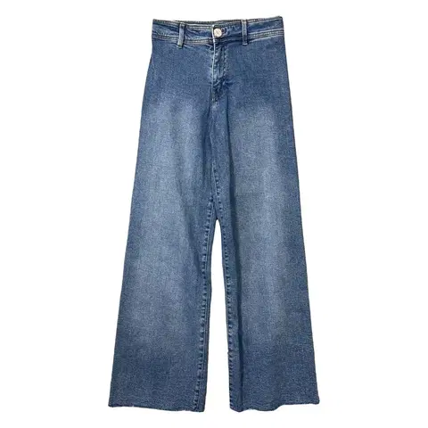 13-14세 자라 블루 키즈 와이드 청바지