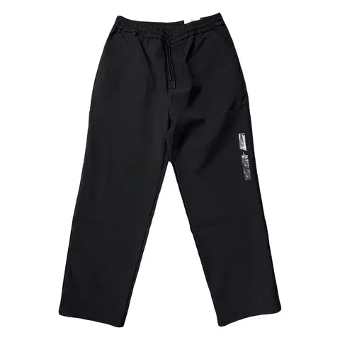 [새상품]지오다노 블랙 와이드 핏 트레이닝 팬츠 L