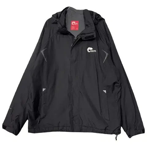 네파 블랙 로고 기능성 바람막이 105