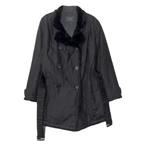 여성 캐주얼 퍼 벨크로 버튼 코트 FREE