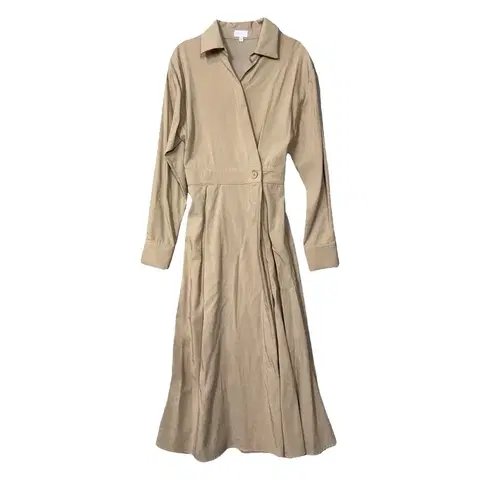 플라스틱아일랜드 베이지 롱 원피스 XS