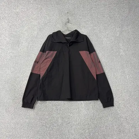 빈티지 테크웨어 블랙 아노락 웜업 S