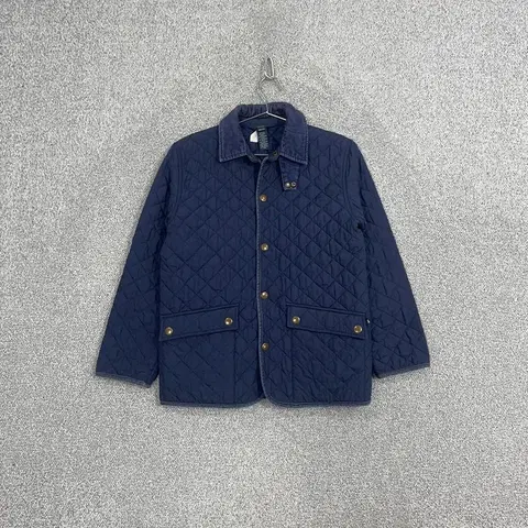 폴로 퀄팅 경량 네이비 자켓