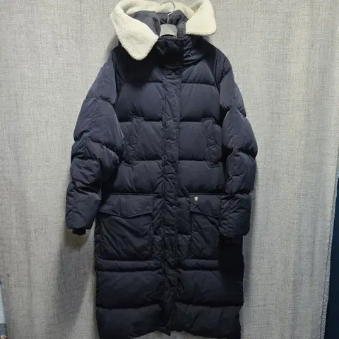 블랙야크 여성 덕다운 롱패딩 90