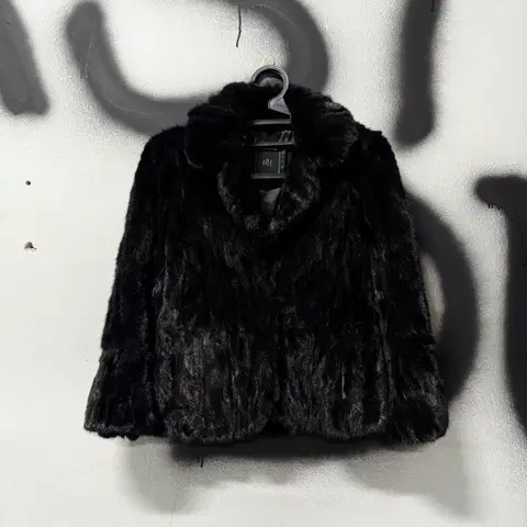 VTG 빈티지 리얼 밍크 블랙 퍼자켓