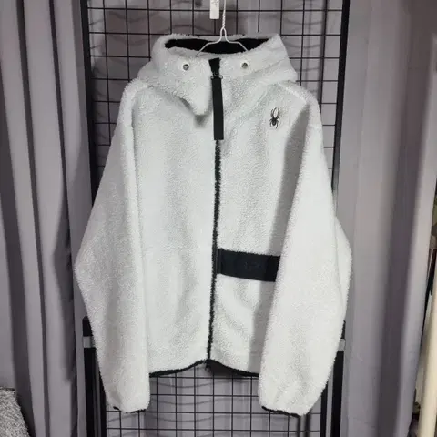 스파이더 후리스 라이프스타일 본딩 후드 집업 뽀글이 자켓 M