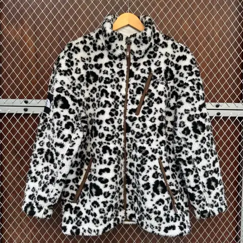 노스페이스 리모 플리스자켓 레오파드 후리스 뽀글이 L