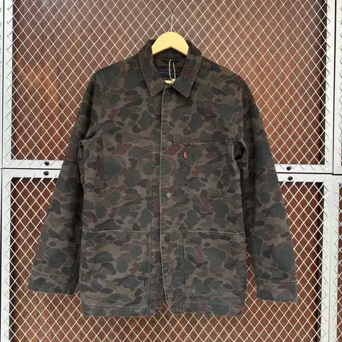 리바이스 카모 커버울 워크 자켓 S